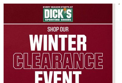 DICK'S Weekly Ad Flyer January 12 to January 19