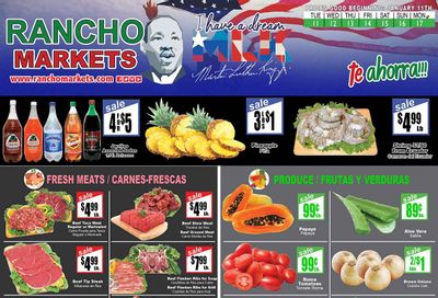 Rancho Markets (UT) Weekly Ad Flyer January 12 to January 19