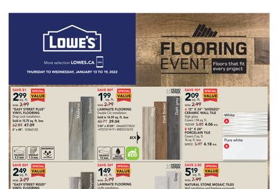 Lowe's Flyer January 13 to 19