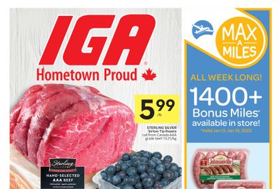 IGA (West) Flyer January 13 to 19