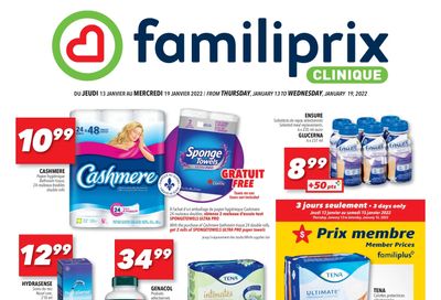 Familiprix Clinique Flyer January 13 to 19