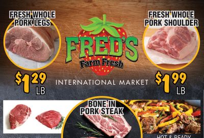 Fred's Farm Fresh Flyer January 12 to 18