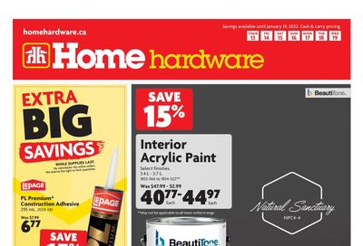 Home Hardware (Atlantic) Flyer January 13 to 19