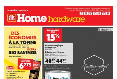 Home Hardware (QC) Flyer January 13 to 19