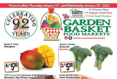 The Garden Basket Flyer January 13 to 19
