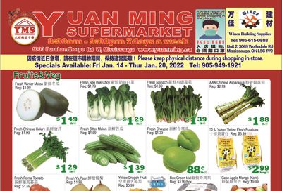 Yuan Ming Supermarket Flyer January 14 to 20