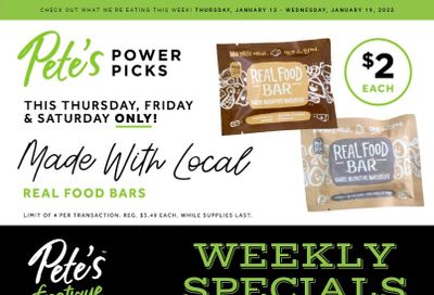 Pete's Fine Foods Flyer January 13 to 19