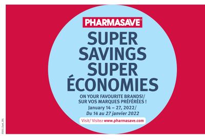 Pharmasave (Atlantic) Super Savings Flyer January 14 to 27