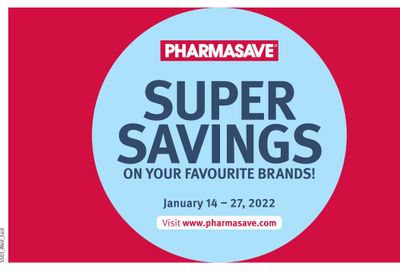 Pharmasave (ON) Super Savings Flyer January 14 to 27