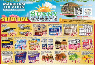 Sunny Foodmart (Markham) Flyer January 14 to 20