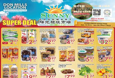 Sunny Foodmart (Don Mills) Flyer January 14 to 20