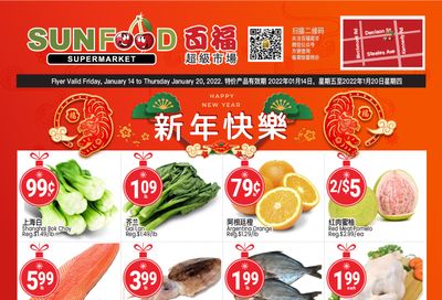 Sunfood Supermarket Flyer January 14 to 20