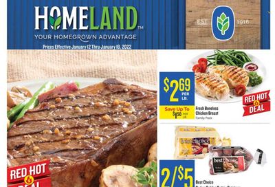 Homeland (OK, TX) Weekly Ad Flyer January 13 to January 20