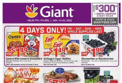 Giant Food (DE, MD, VA) Weekly Ad Flyer January 13 to January 20