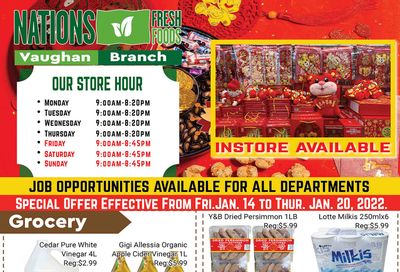 Nations Fresh Foods (Vaughan) Flyer January 14 to 20