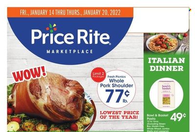 Price Rite (CT, MA, MD, NH, NJ, NY, PA, RI) Weekly Ad Flyer January 13 to January 20