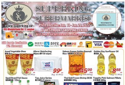 Superking Supermarket (London) Flyer January 14 to 20