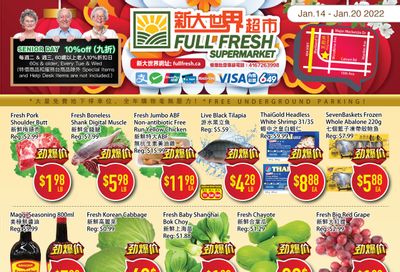 Full Fresh Supermarket Flyer January 14 to 20
