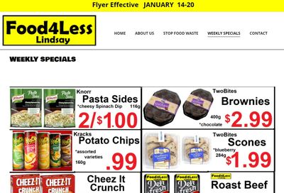 Food 4 Less Flyer January 14 to 20