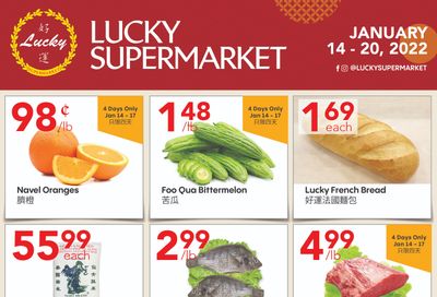 Lucky Supermarket (Edmonton) Flyer January 14 to 20