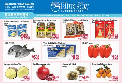 Blue Sky Supermarket (North York) Flyer January 14 to 20