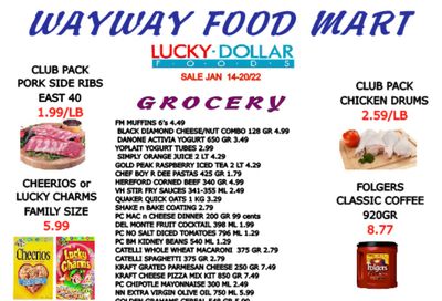 WayWay Food Mart Flyer January 14 to 20