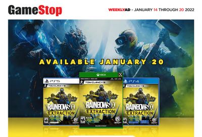 GameStop Flyer January 14 to 20
