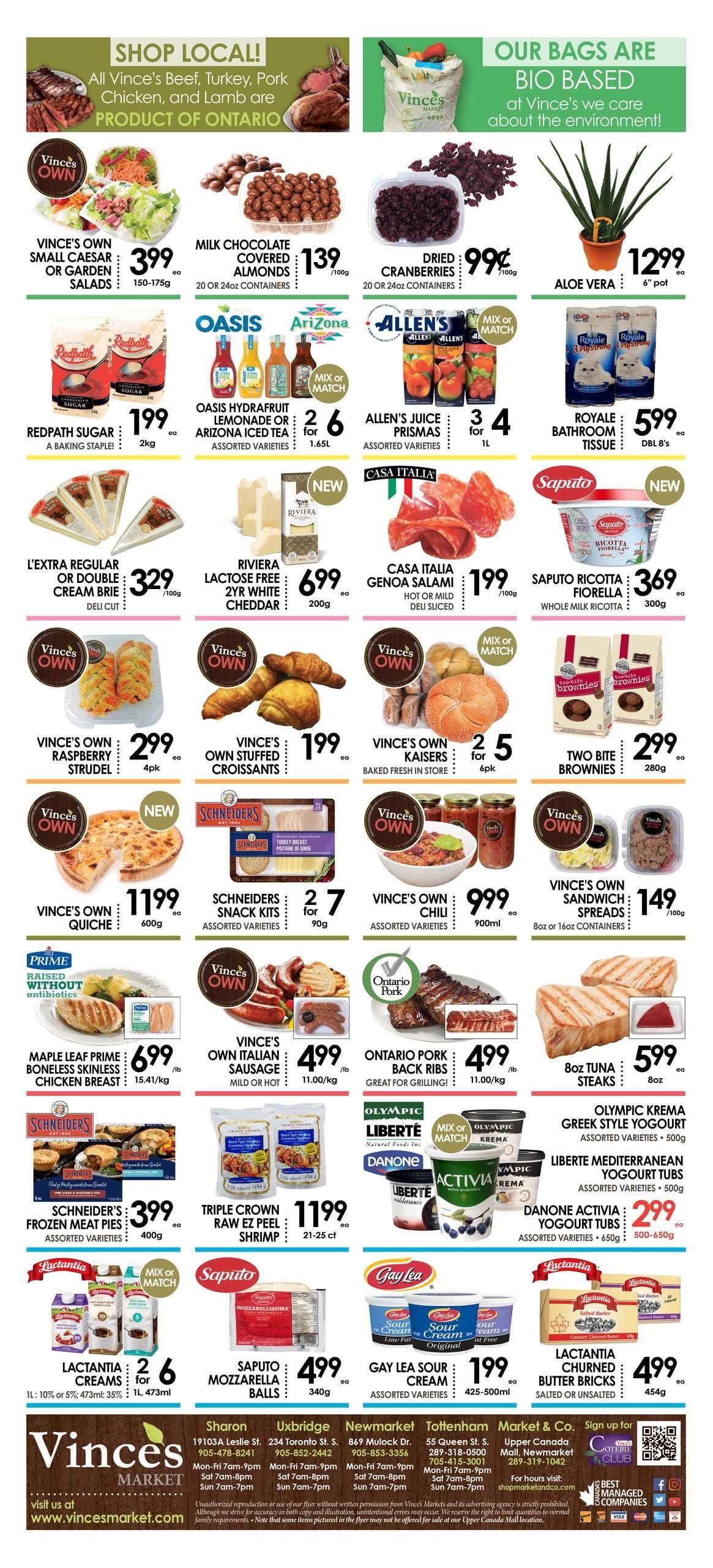 Vince's Market Flyer March 20 to April 2
