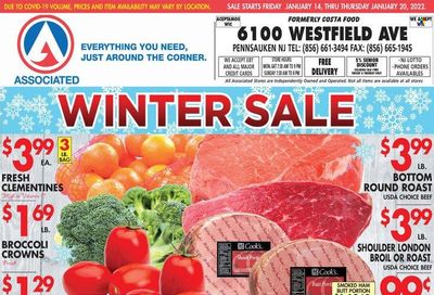 Associated Supermarkets (NY) Weekly Ad Flyer January 15 to January 22