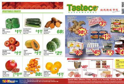 Tasteco Supermarket Flyer January 14 to 20