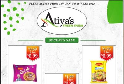 Atiya's Fresh Farm Flyer January 13 to 26