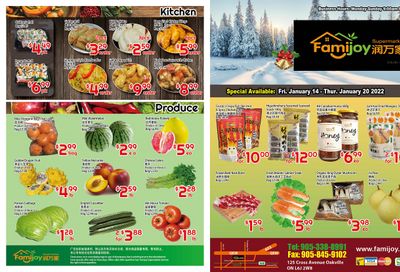 Famijoy Supermarket Flyer January 14 to 20