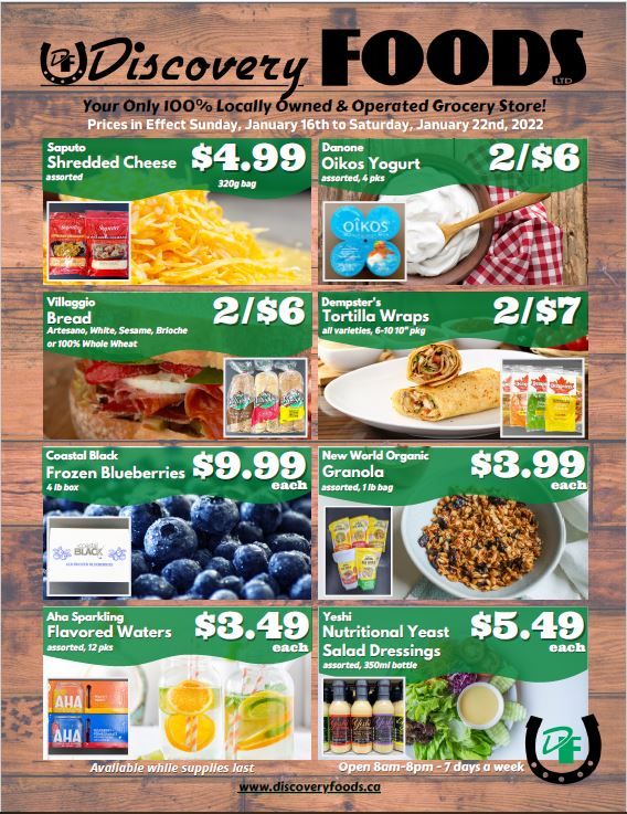 Discovery Foods Flyer January 16 to 22