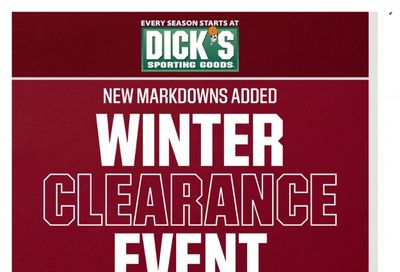 DICK'S Weekly Ad Flyer January 17 to January 24