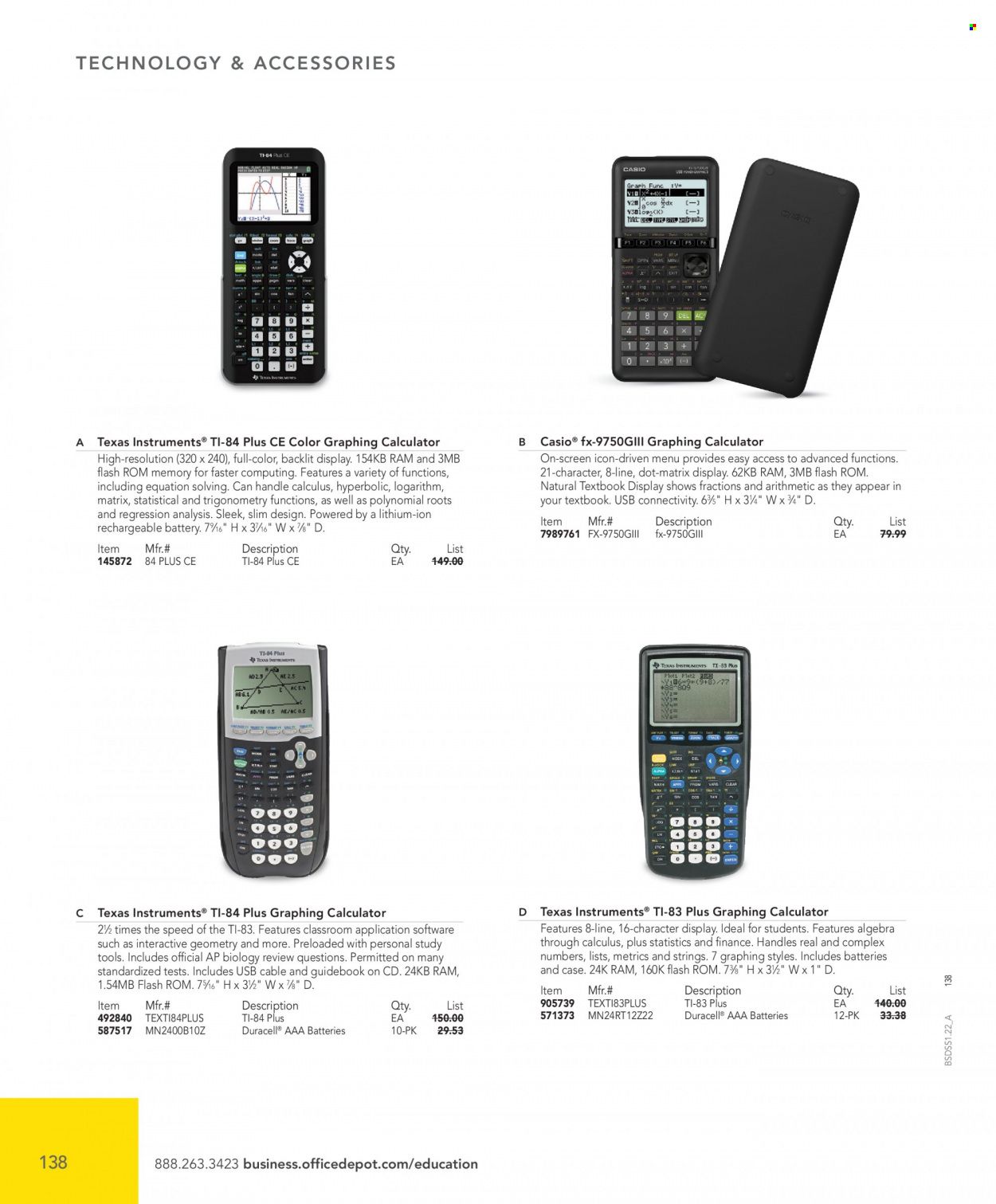 Office DEPOT School Solutions Promotions & Flyer Specials December 2023