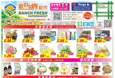 Ranch Fresh Supermarket Flyer March 20 to 26