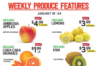 Pomme Natural Market Flyer January 18 to 24