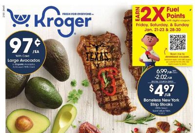 Kroger (GA, IL, LA, MI, OK, SC, TN, TX, VA) Weekly Ad Flyer January 19 to January 26