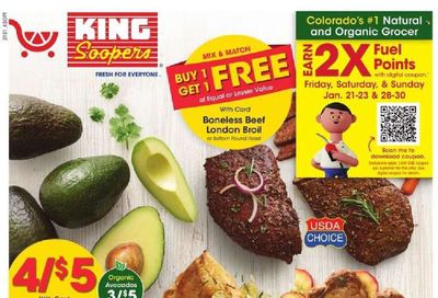 King Soopers (CO) Weekly Ad Flyer January 19 to January 26