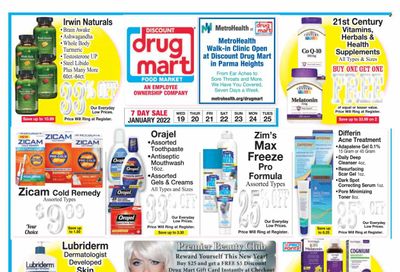 Discount Drug Mart (OH) Weekly Ad Flyer January 19 to January 26