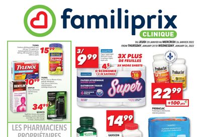 Familiprix Clinique Flyer January 20 to 26