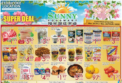 Sunny Foodmart (Etobicoke) Flyer March 20 to 26