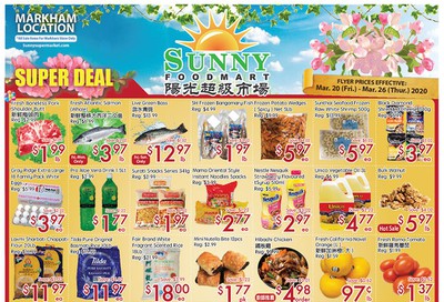 Sunny Foodmart (Markham) Flyer March 20 to 26