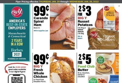 Big Y (CT) Weekly Ad Flyer January 19 to January 26