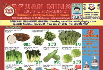 Yuan Ming Supermarket Flyer January 21 to 27