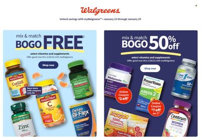 Walgreens Weekly Ad Flyer January 19 to January 26
