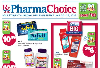 PharmaChoice Health Centre Flyer January 20 to 26