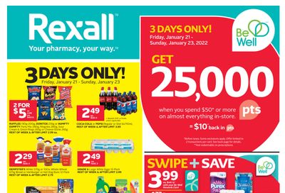Rexall (West) Flyer January 21 to 27