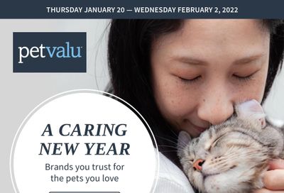Pet Valu Flyer January 20 to February 2