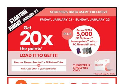Shoppers Drug Mart (West) Flyer January 22 to 27